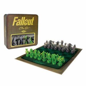 USAopoly GameStop Exclusive Fallout Collector's Chess Set Game - NEW SEALED
